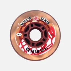Red Star Rebel Wheels (4-Pack) - Red (74A) 5 Red Star Rebel Wheels (4-Pack) - Red (74A) -The Hockey Shop red star roller hockey wheels red star rebel wheels 4 pack red 74a 14507513413698