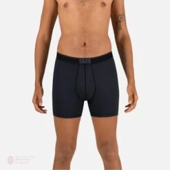 Saxx Quest Boxers - Black II -The Hockey Shop saxx underwear saxx quest boxers black ii 15139740155970