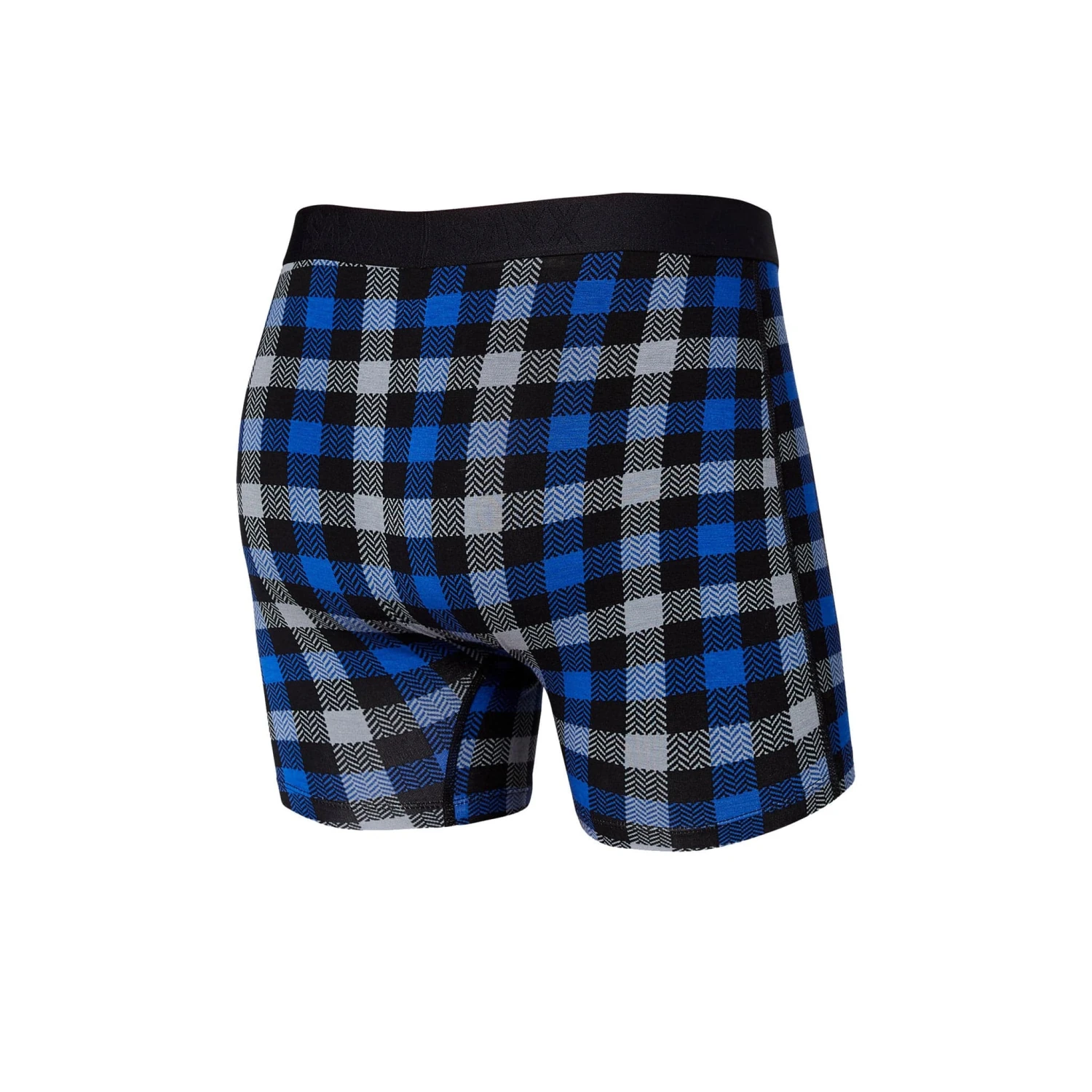 Saxx Vibe Boxers - Blue Flannel Check 4 Saxx Vibe Boxers - Blue Flannel Check - Image 2