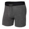 Saxx Vibe Boxers - Graphite Heather -The Hockey Shop saxx underwear saxx vibe boxers graphite heather m 29811126960194