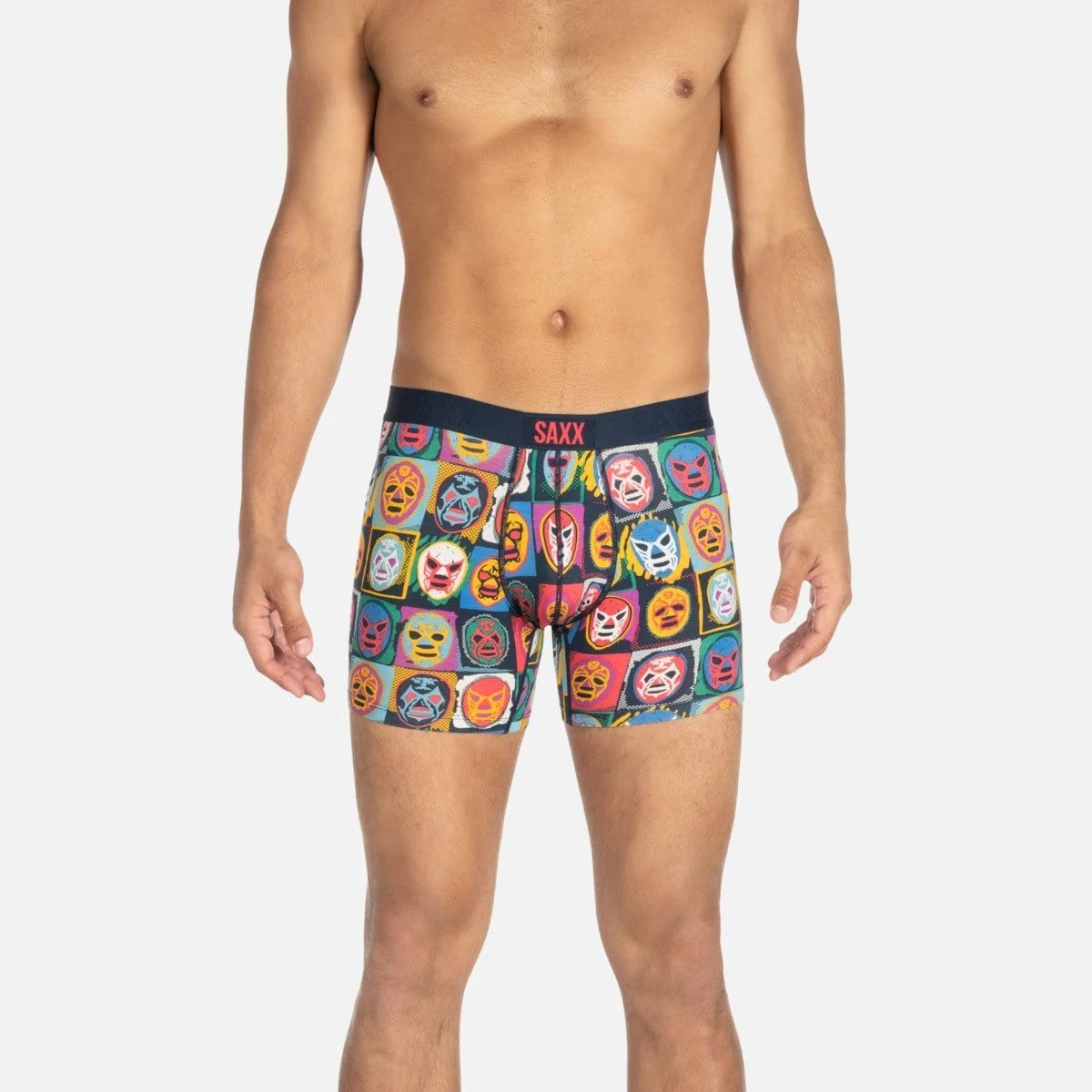 Saxx Vibe Boxers - Navy Lucha Libre 5 Saxx Vibe Boxers - Navy Lucha Libre - Image 3