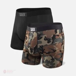 Saxx Vibe Boxers - Santa / Black (2 Pack) -The Hockey Shop saxx underwear saxx vibe boxers santa black 2 pack 14392576475202