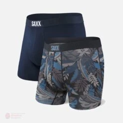 Saxx Vibe Boxers - Santa / Black (2 Pack) -The Hockey Shop saxx underwear saxx vibe boxers santa black 2 pack 30367754780738