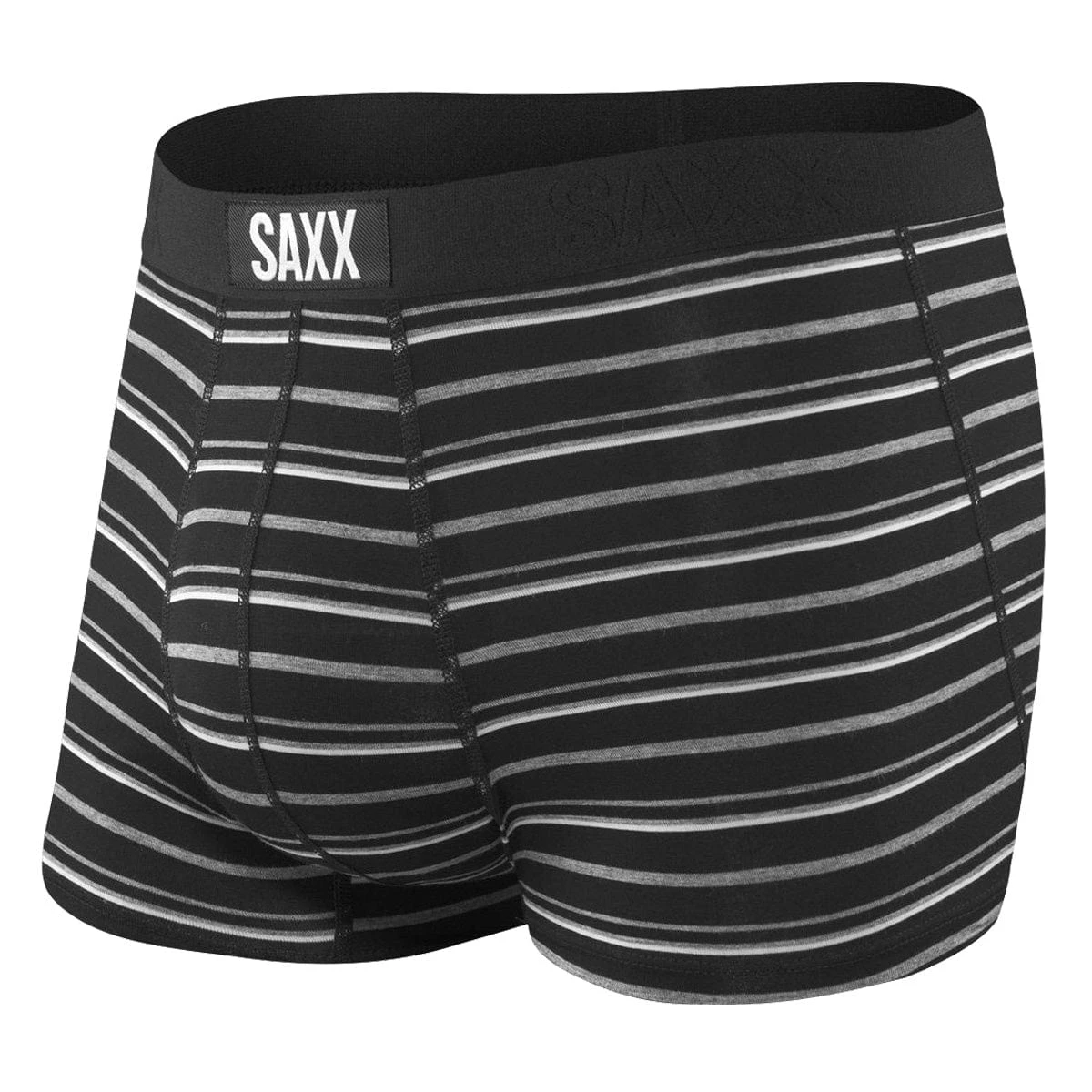 Saxx Vibe Boxers (Trunk Fit) - Black Coast Stripe 3 Saxx Vibe Boxers (Trunk Fit) - Black Coast Stripe
