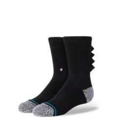 Stance Kids STP Dino Day Socks -The Hockey Shop stance apparel socks lifestyle stance kids stp dino day socks black m 30328640274498