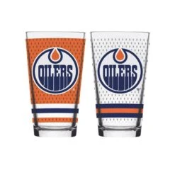 Edmonton Oilers Sports Vault NHL Mixing Glass Set - 2 Pack