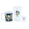 Pittsburgh Penguins Sports Vault NHL Glass Gift Set - 3 Pack -The Hockey Shop the sports vault drinkware pittsburgh penguins sports vault nhl glass gift set 3 pack clear 28973516947522