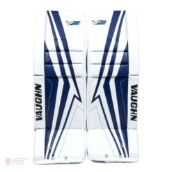 Vaughn Velocity V9 Junior Goalie Leg Pads 29 Vaughn Velocity V9 Junior Goalie Leg Pads -The Hockey Shop vaughn leg pads vaughn velocity v9 junior goalie leg pads white blue 24 2 28744338276418