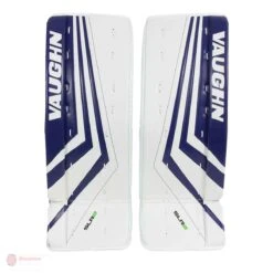 Vaughn Ventus SLR2 Youth Goalie Leg Pads -The Hockey Shop vaughn leg pads vaughn ventus slr2 youth goalie leg pads white blue 24 2 28744341323842
