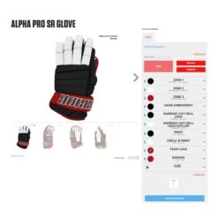 Warrior Alpha Pro Custom Hockey Gloves -The Hockey Shop warrior gloves warrior alpha pro custom hockey gloves 30364929458242