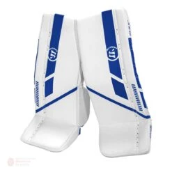 Warrior Ritual G5 Youth Goalie Leg Pads -The Hockey Shop warrior leg pads warrior ritual g5 youth goalie leg pads white royal 19 5 28744344961090