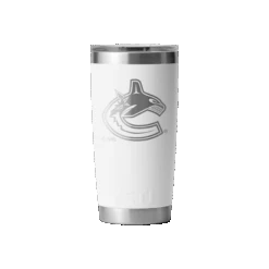 YETI Rambler 20oz Tumbler - Vancouver Canucks -The Hockey Shop yeti accessories yeti yeti rambler 20oz tumbler vancouver canucks white 30418209407042