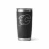 YETI Rambler 20oz Tumbler - Calgary Flames 2 YETI Rambler 20oz Tumbler - Calgary Flames -The Hockey Shop yeti drinkware yeti rambler 20oz tumbler calgary flames black 30418220679234