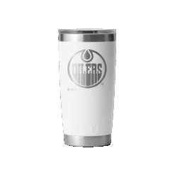 YETI Rambler 20oz Tumbler - Edmonton Oilers -The Hockey Shop yeti drinkware yeti rambler 20oz tumbler edmonton oilers white 30418230902850